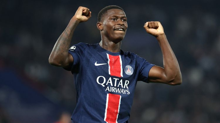 Paris Saint-Germain PSG Nuno Mendes UEFA Champions League 18092024