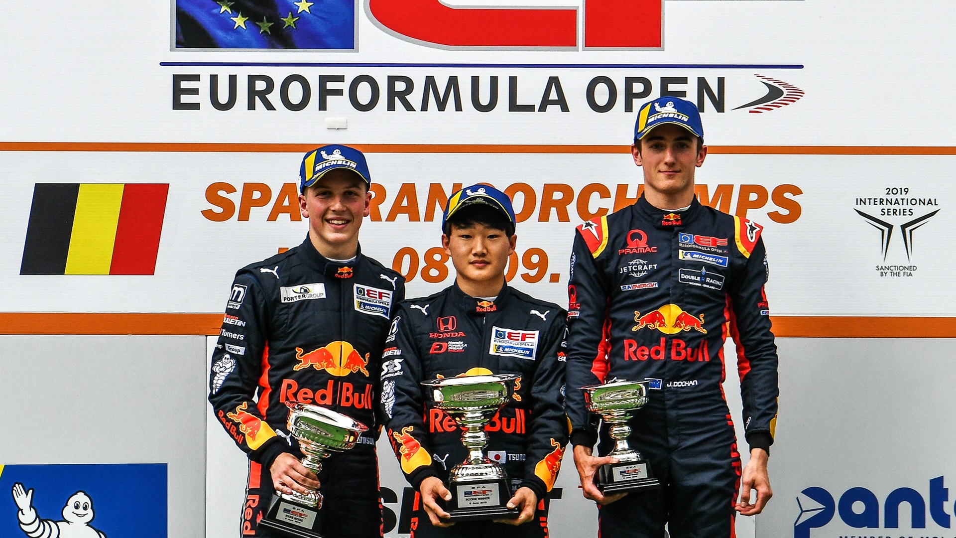 2019-06-08 Tsunoda Lawson Doohan  Euro Formula Open