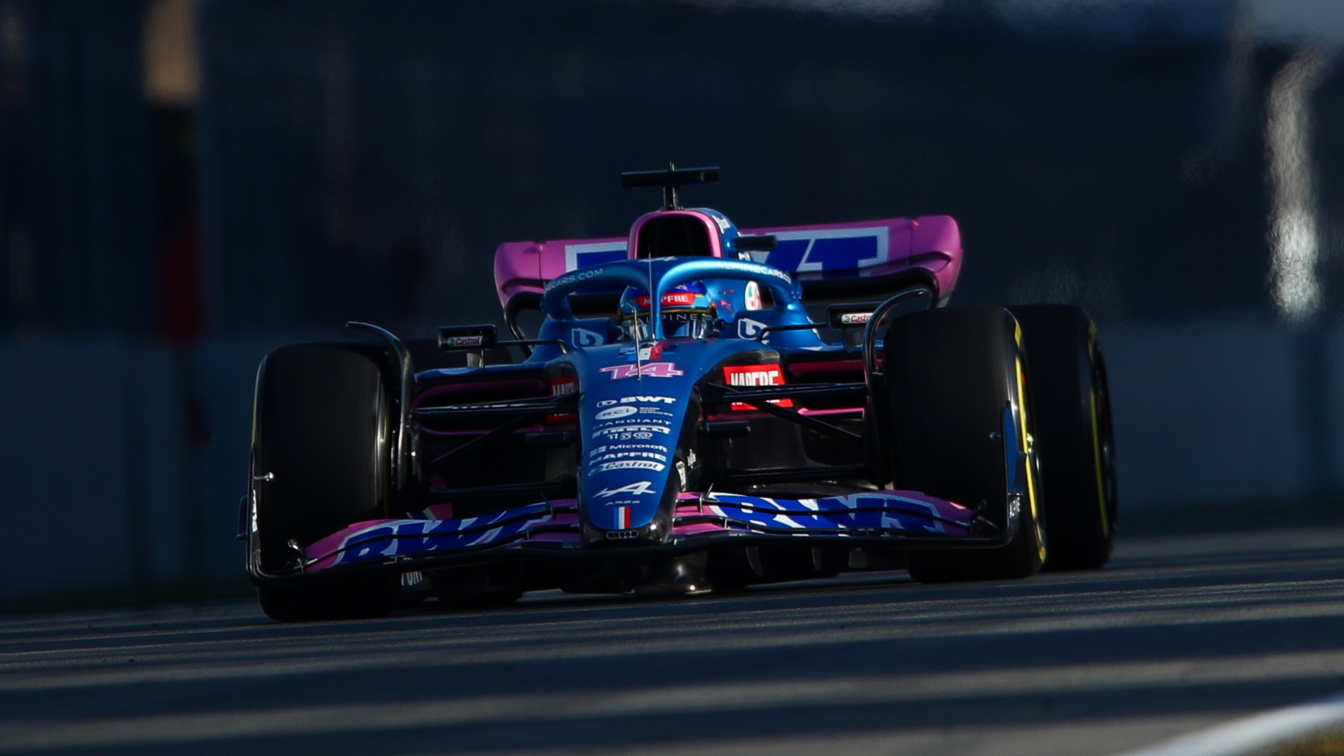 Fernando Alonso, Alpine A522, Test Circuit de Barcelona - Catalunya, F1 2022
