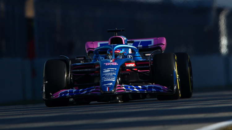 Fernando Alonso, Alpine A522, Test Circuit de Barcelona - Catalunya, F1 2022