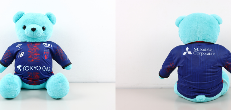 FC東京 非売品 10周年 テディベア ペアセット FC東京が9月28日(日)の横浜FM戦で『Teddy Bear Day』を開催