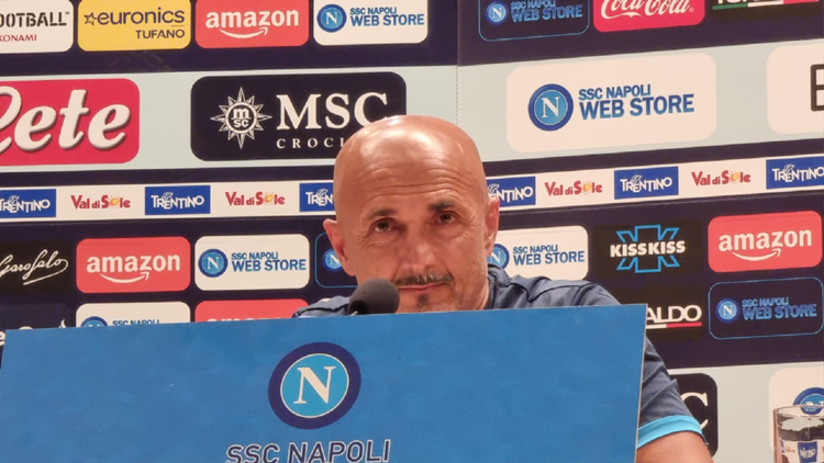 Luciano Spalletti, conferenza stampa da Dimaro, Napoli, DAZN Italia