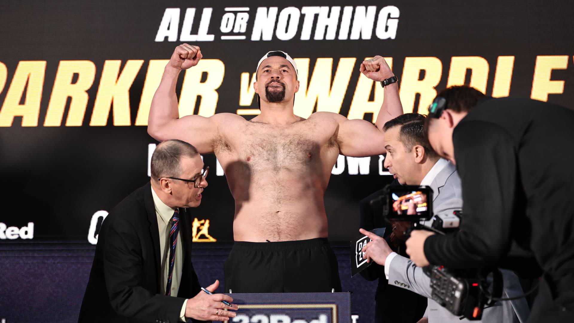 Joseph Parker at Fabio Wardley weigh-in_24102025