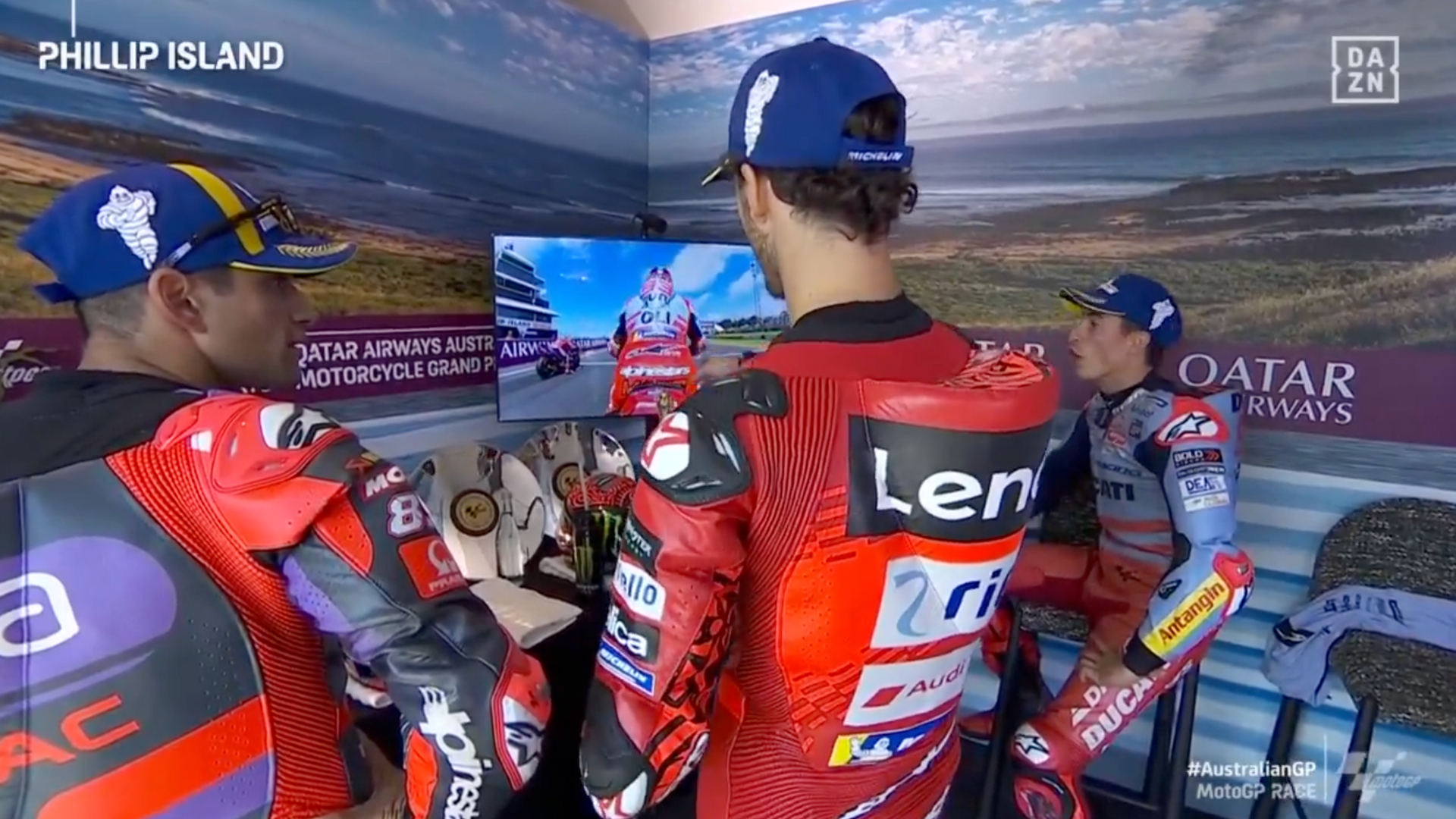 Marc Márquez, Jorge Martín, Pecco Bagnaia, Australia