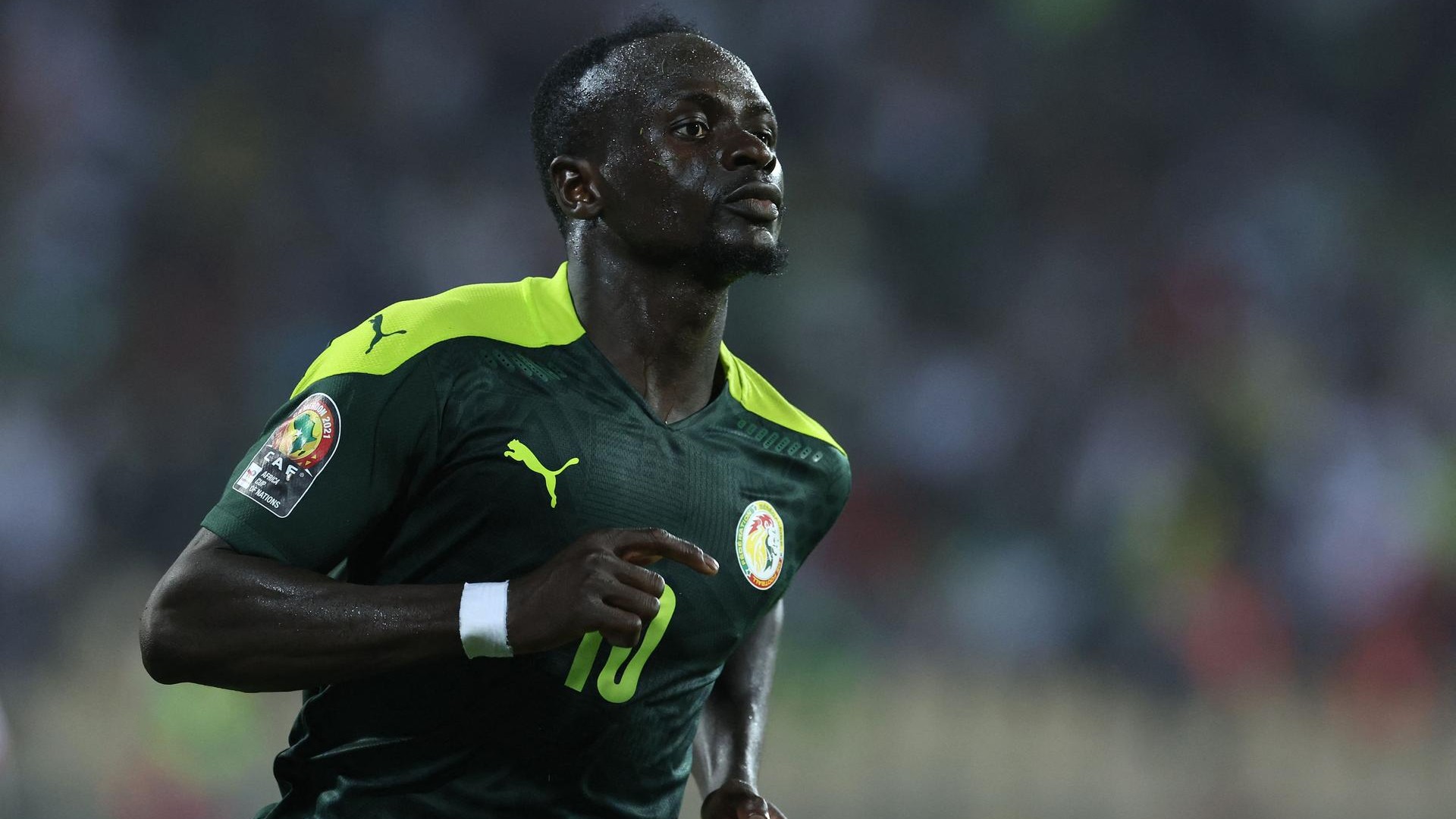 Sadio Mané in campo con il Senegal