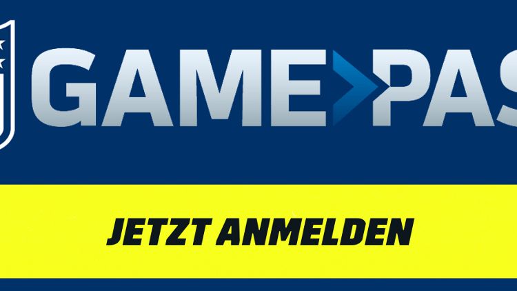 NFL Game Pass Banner Button Jetzt anmelden