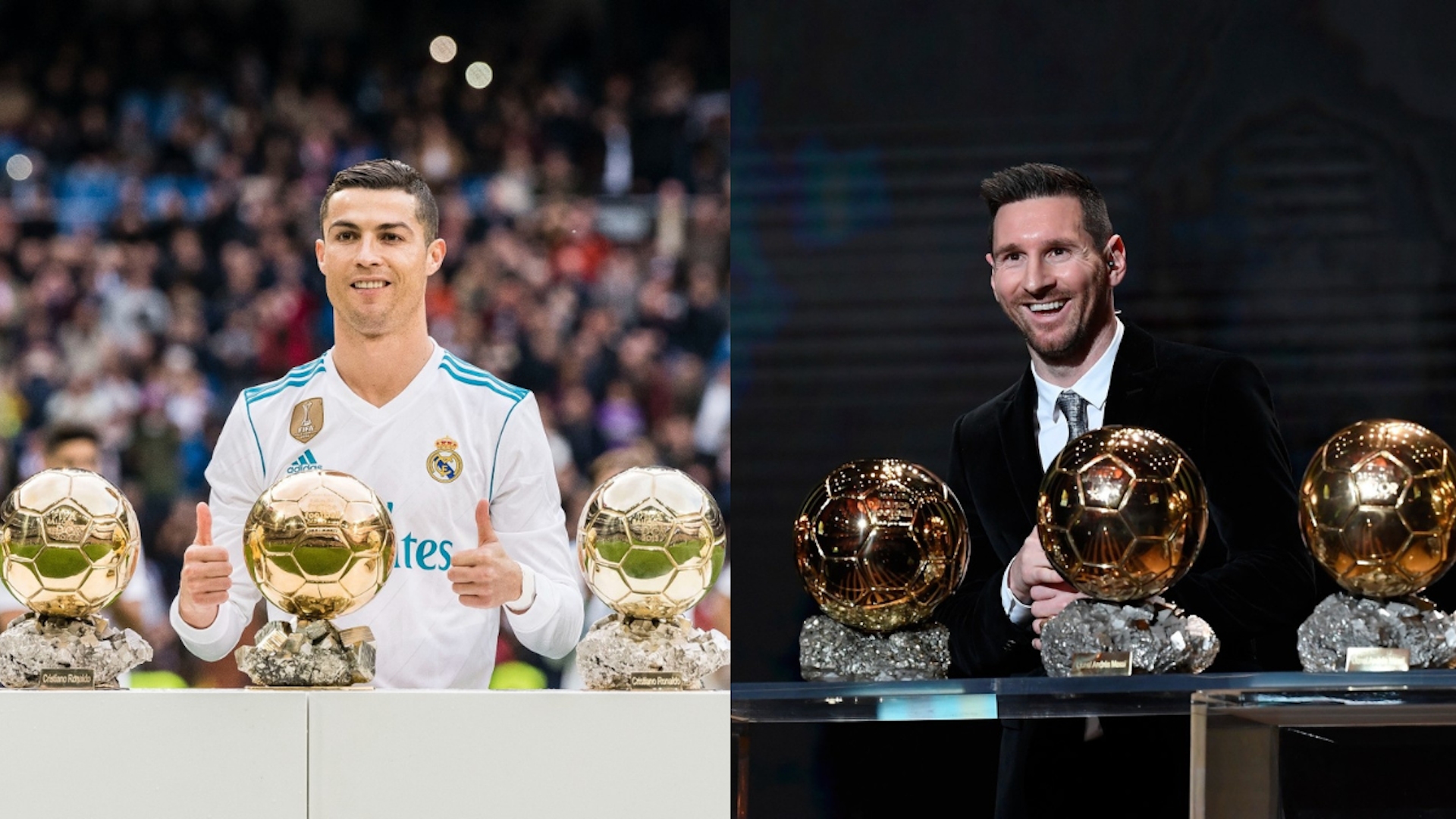 Cristiano Ronaldo, Real Madrid, Leo Messi, FC Barcelona, Balón de Oro