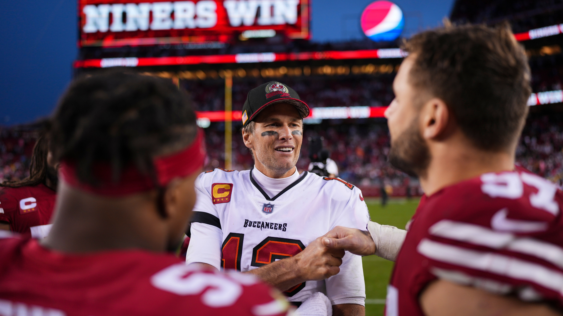 Tom Brady Buccaneers vs 49ers