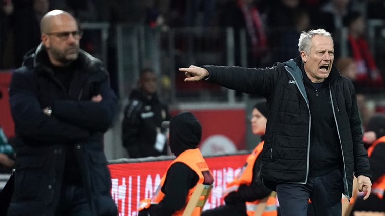 Bundesliga SC Freiburg Bayer Leverkusen Christian Streich Peter Bosz