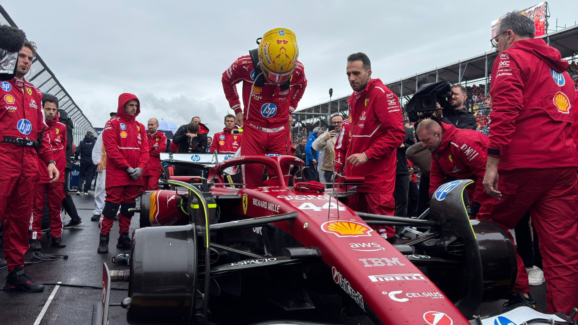 Hamilton Ferrari F1 2025