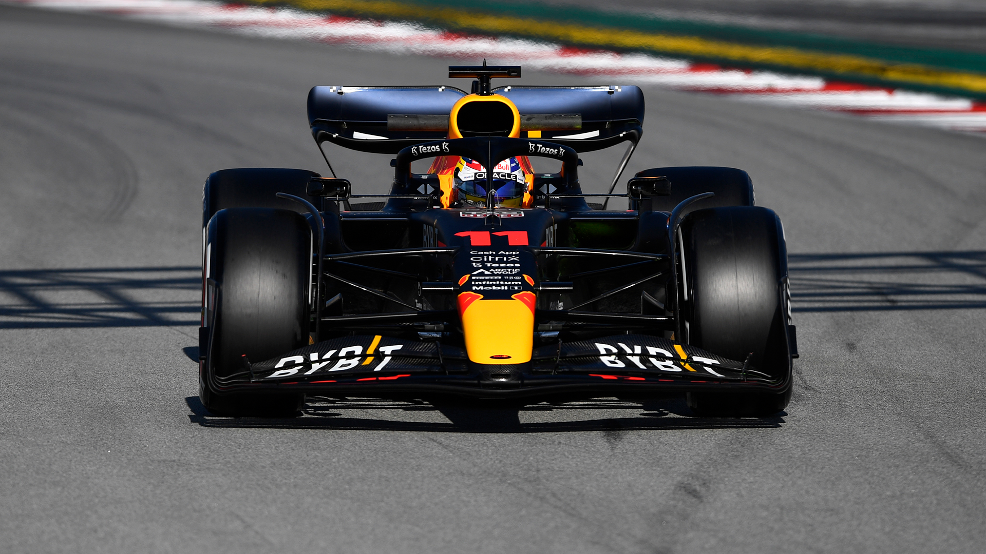 Checo Pérez F1 Test 2022 Red Bull