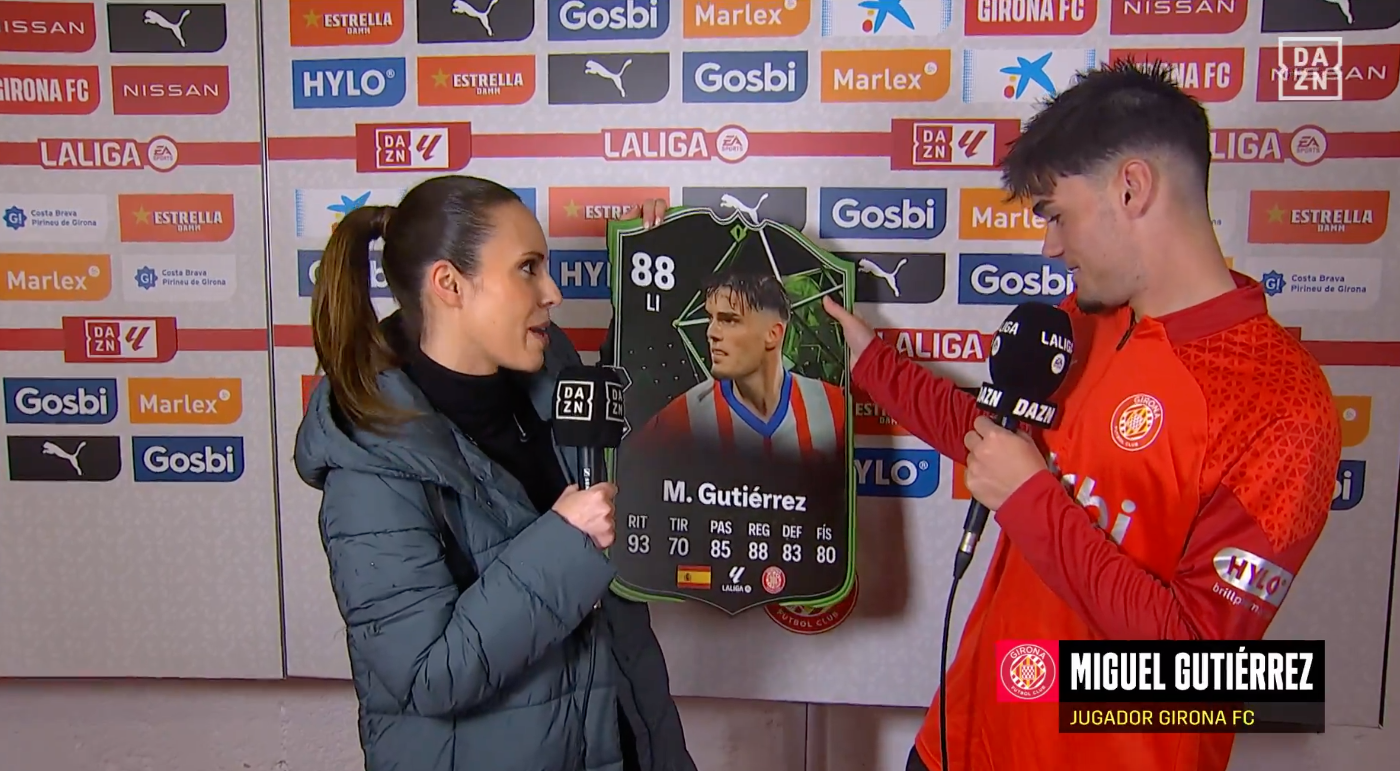 Miguel Gutiérrez reacciona a su carta Pundit Pick de DAZN