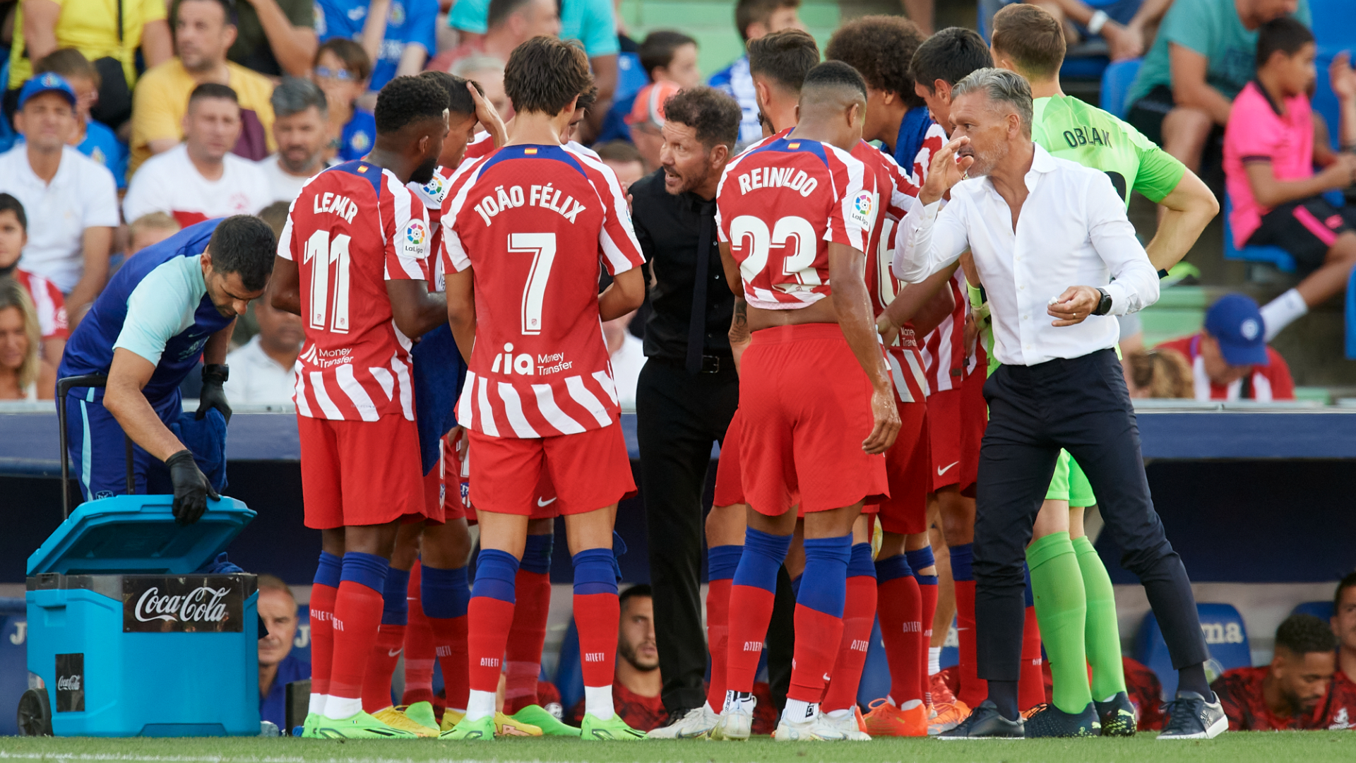 Atlético de Madrid, cooling break, pausa de hidratación