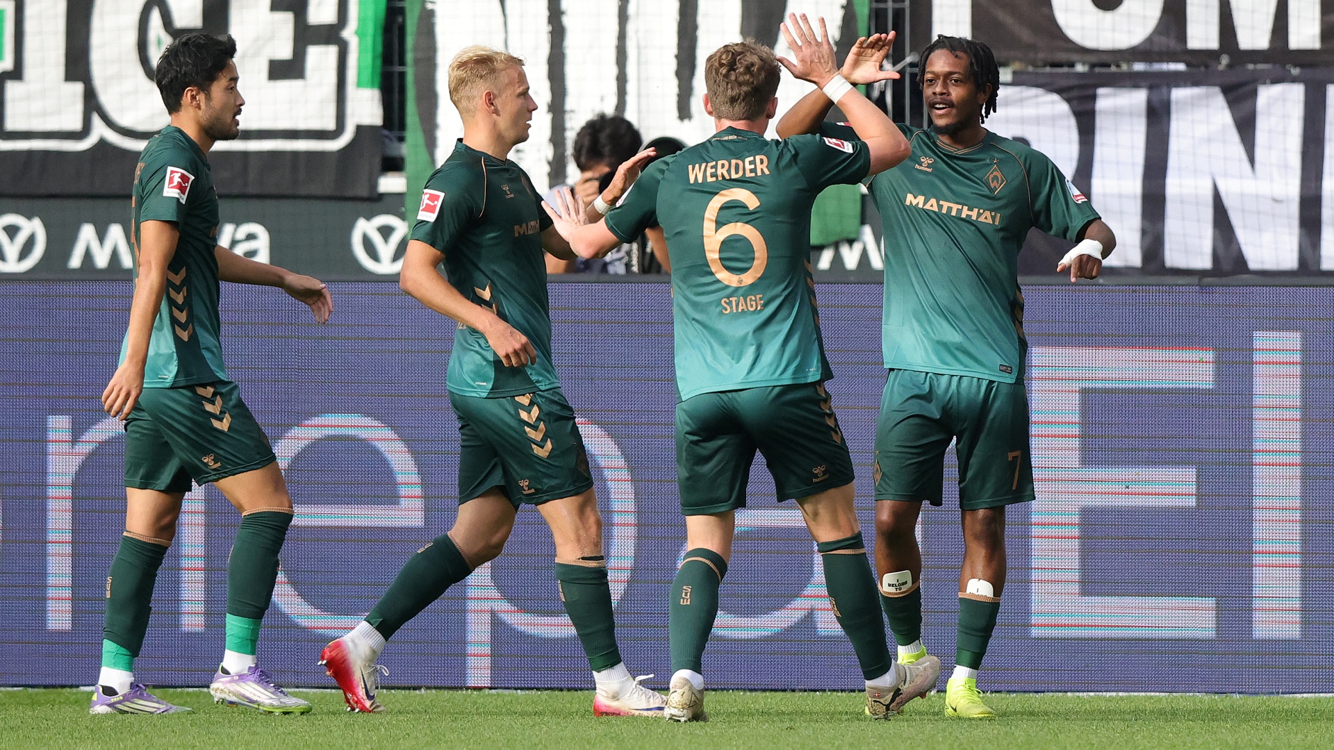 Samuel Mbangula Werder Bremen Jens Stage Marco Grüll Yuki Sugawara 14092025