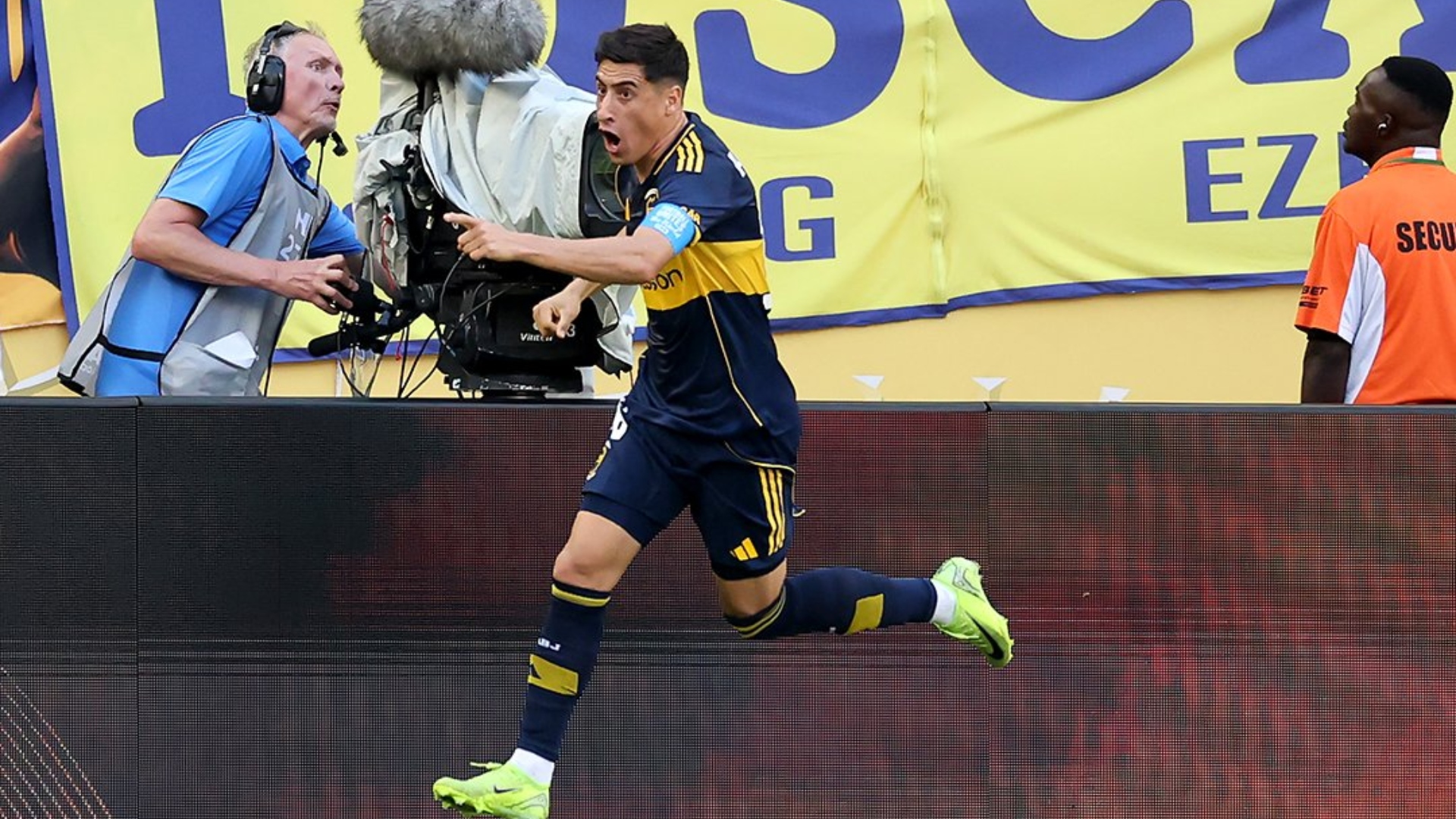 Merentiel celebra el gol