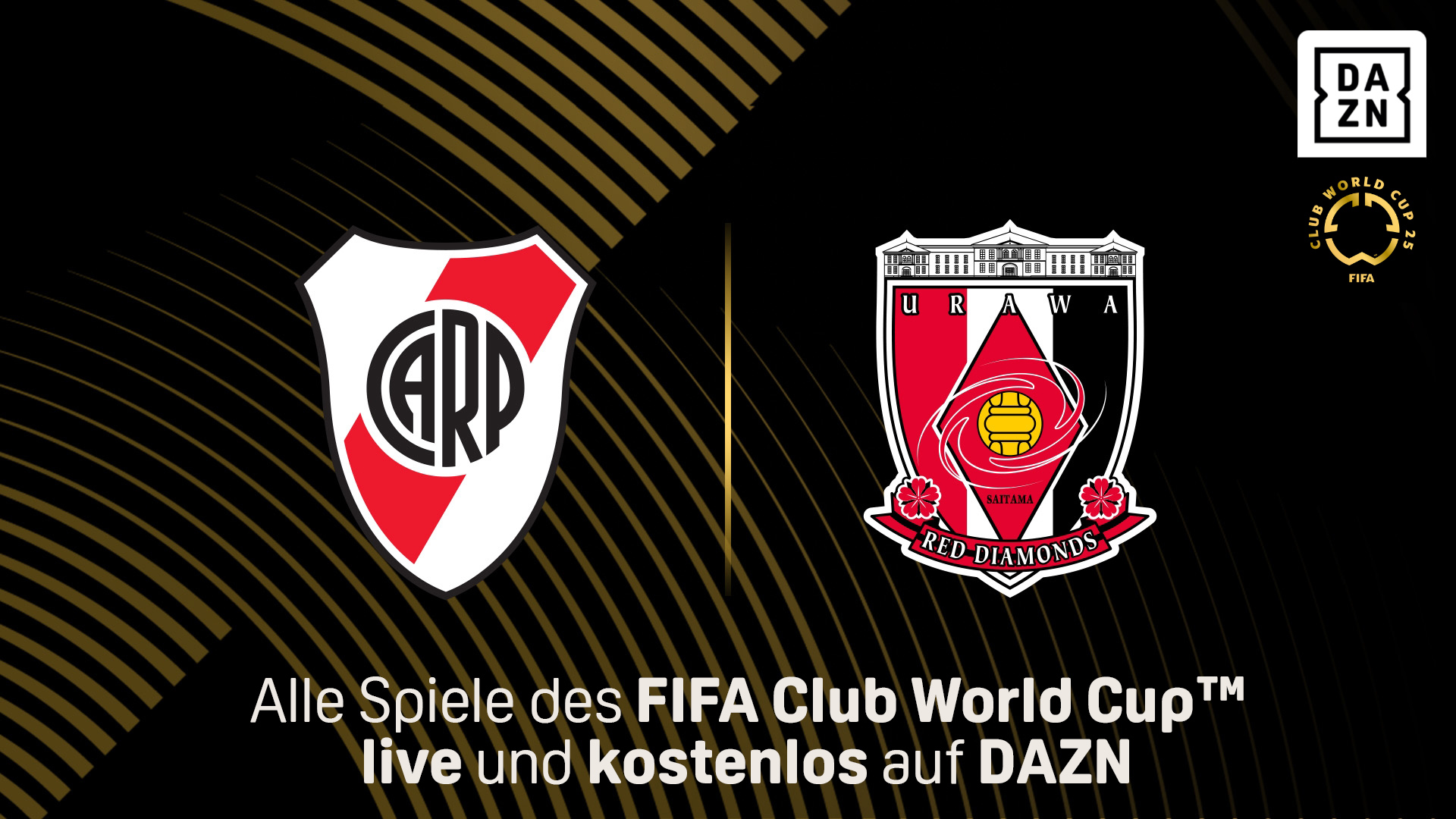River Plate Urawa Red Diamonds FIFA Club World Cup DAZN Banner