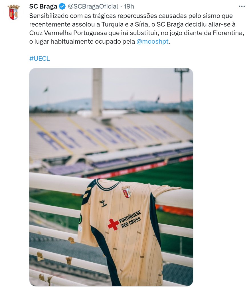 Sporting Braga, svelata la maglia speciale