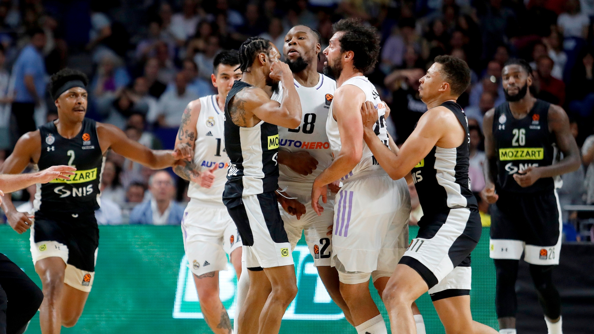 Yabusele Llull Punter Real Madrid Partizan