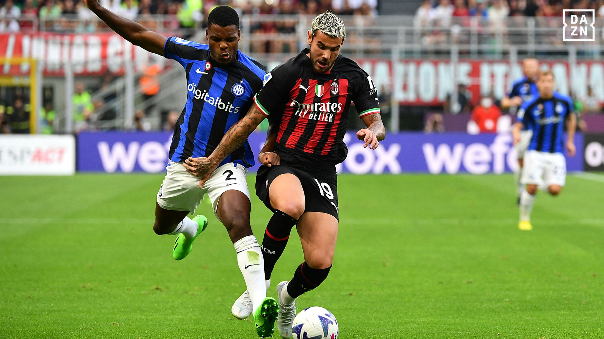 Dumfries Theo Hernandez Milan Inter