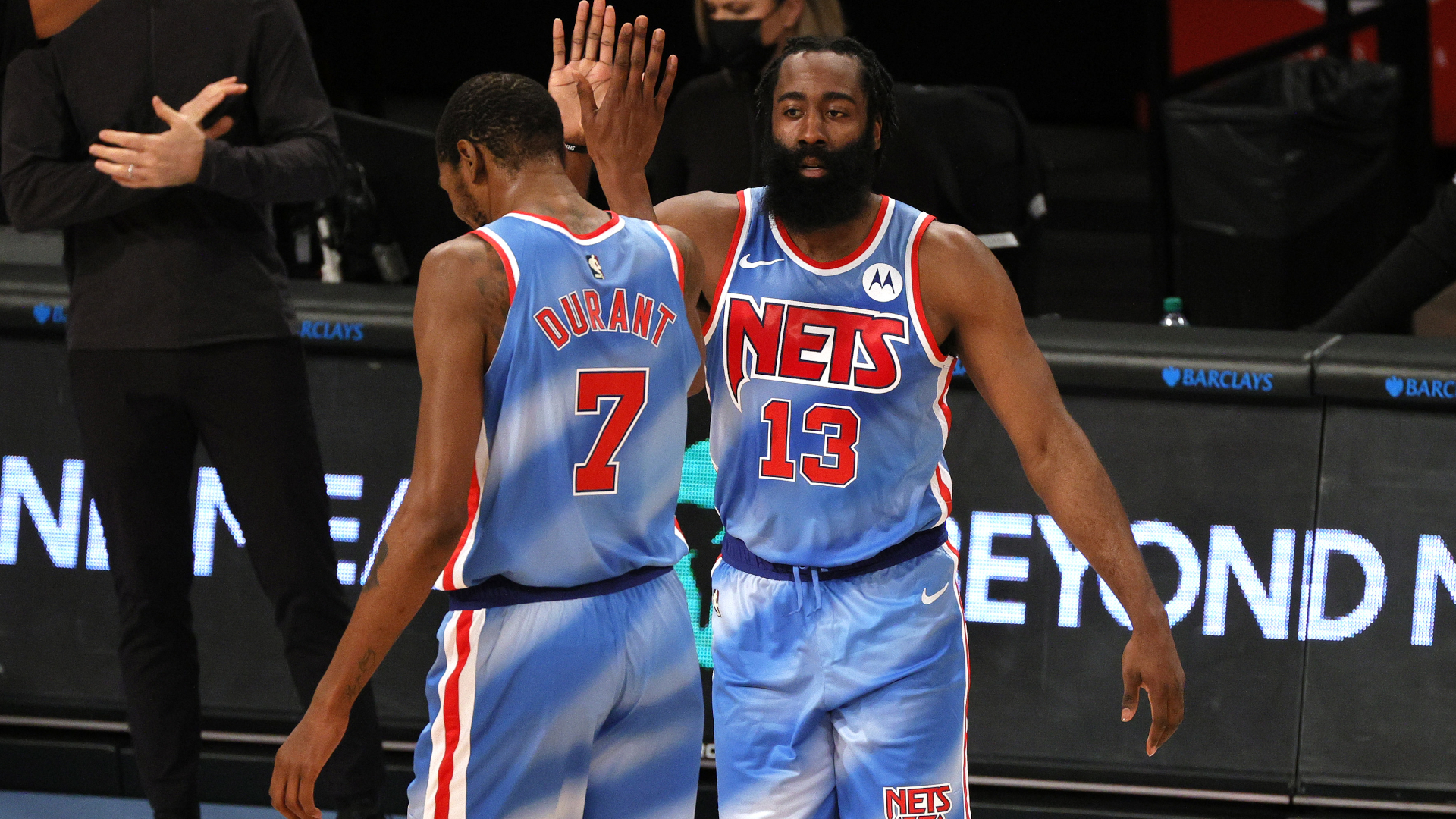 ONLY GER NBA James Harden Kevin Durant Brooklyn Nets vs. Orlando Magic 16012021