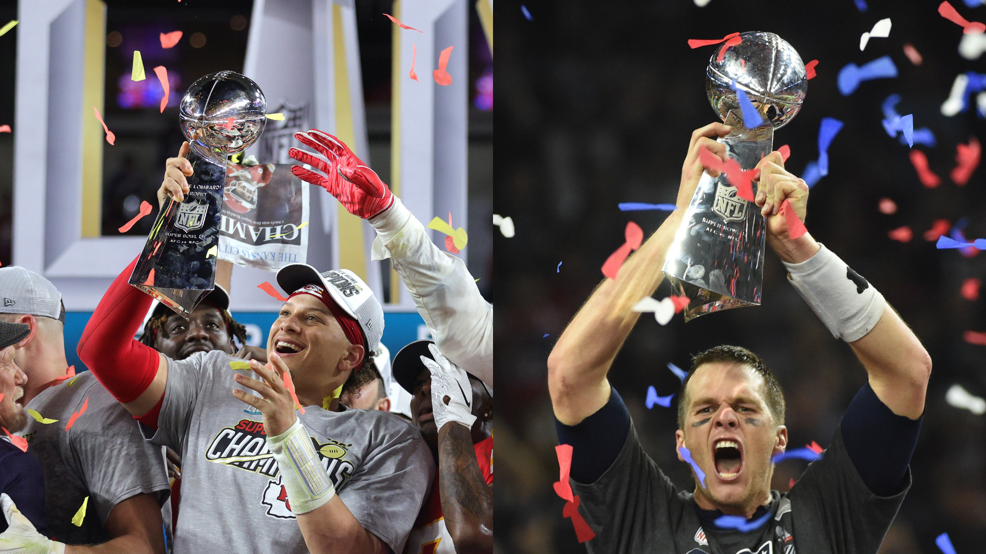 Patrick Mahomes Tom Brady Tony Romo NFL 03022020