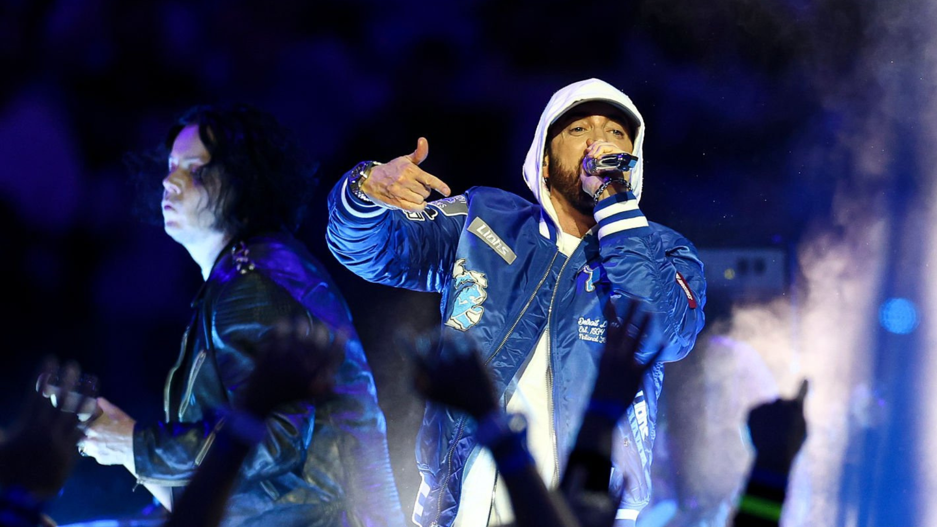 Eminem y Jack White thanksgiving 2025 NFL