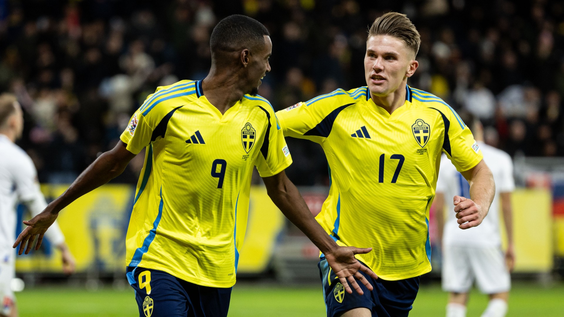 Alexander Isak Schweden Viktor Gyokeres UEFA Nations League 16112024