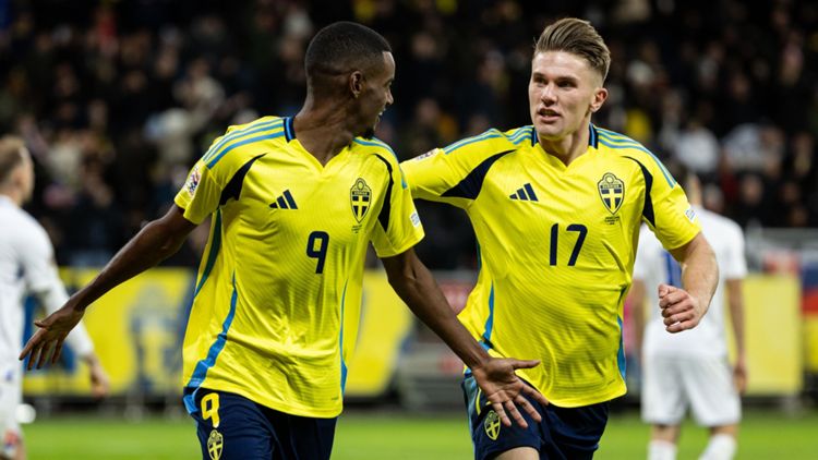Alexander Isak Schweden Viktor Gyokeres UEFA Nations League 16112024