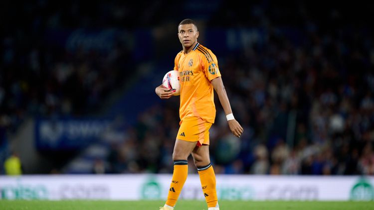 Kylian Mbappé Real Madrid vs Real Sociedad
