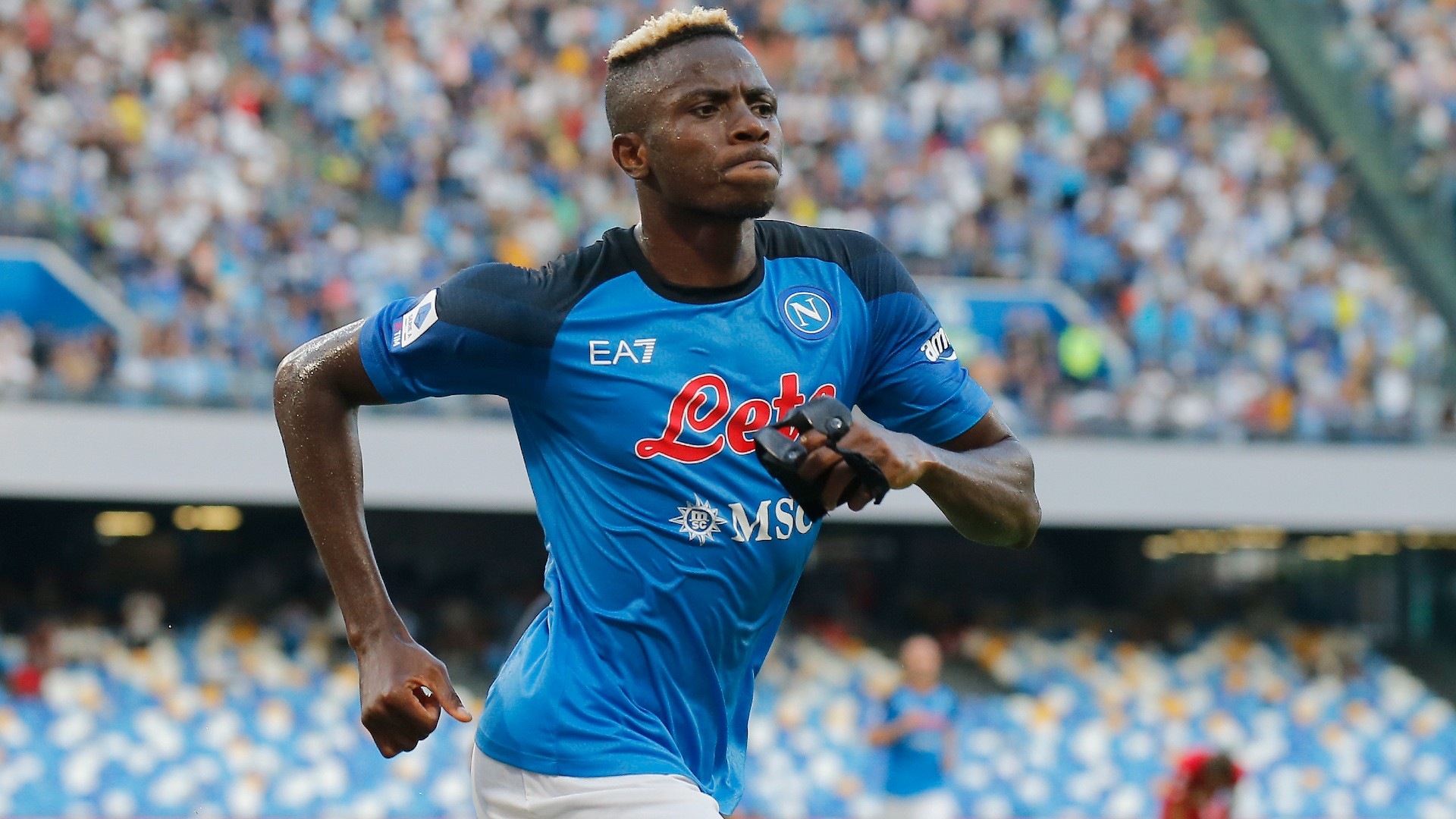 Victor Osimhen, attaccante Napoli, DAZN Italia, Serie A TIM 2022-2023