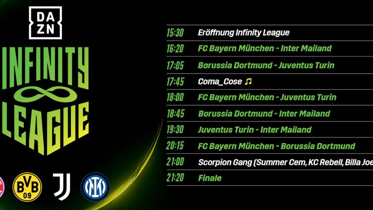 Infinity League 2025 Programm Zeitplan