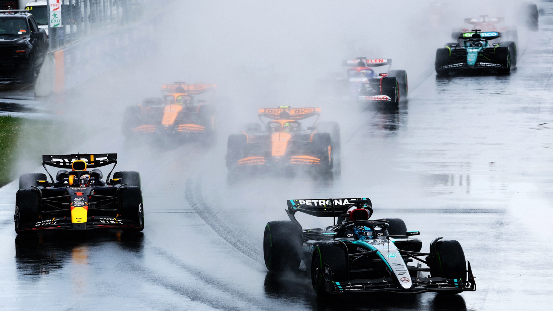 2024-06-09 Russell Verstappen F1 Formula 1