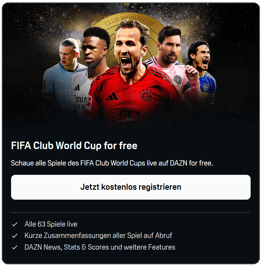 FIFA Klub-WM CWC Banner Kostenlos DAZN