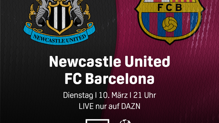 Newcastle United FC Barcelona UEFA Champions League