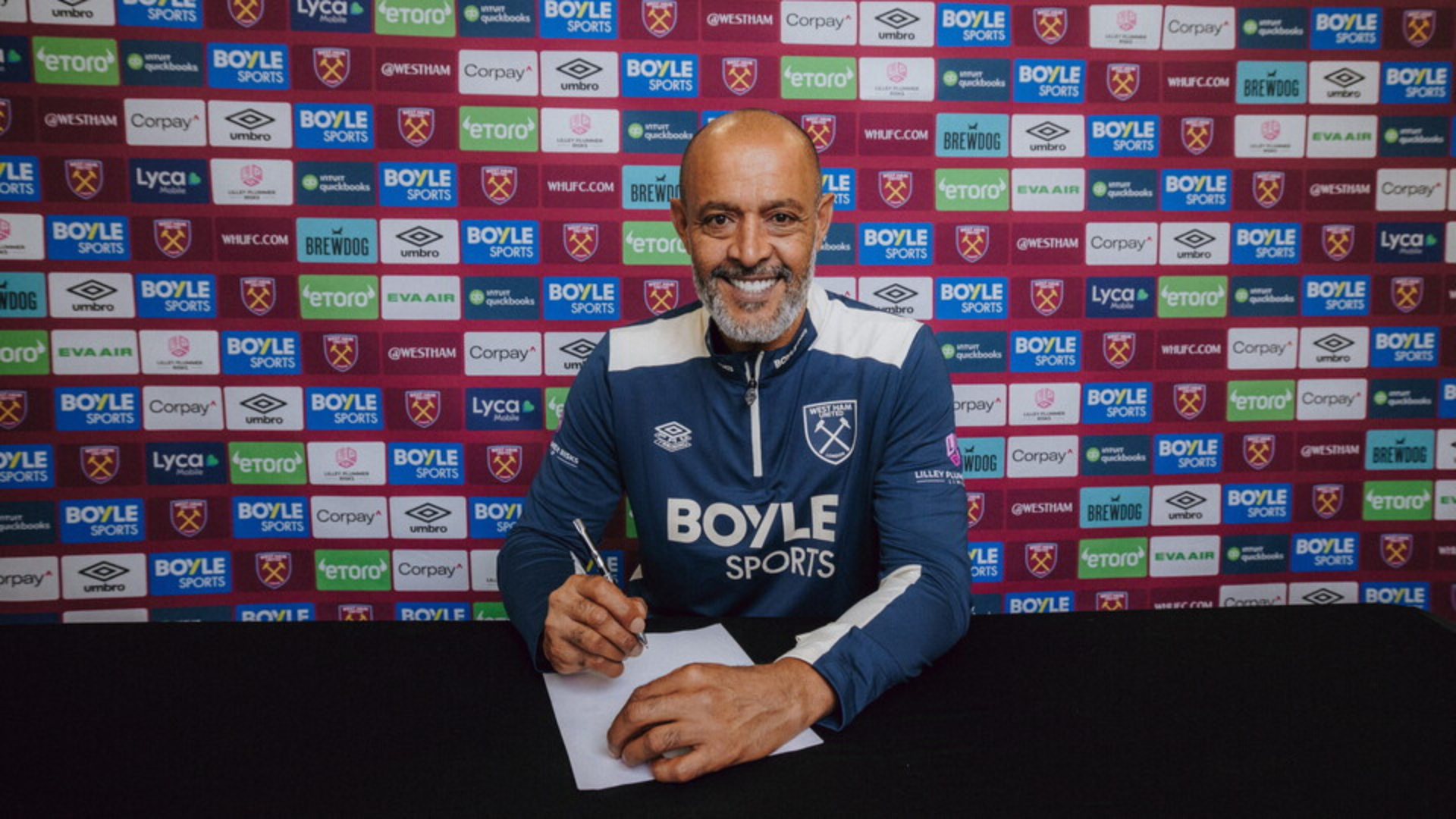 Nuno Espírito Santo, West Ham