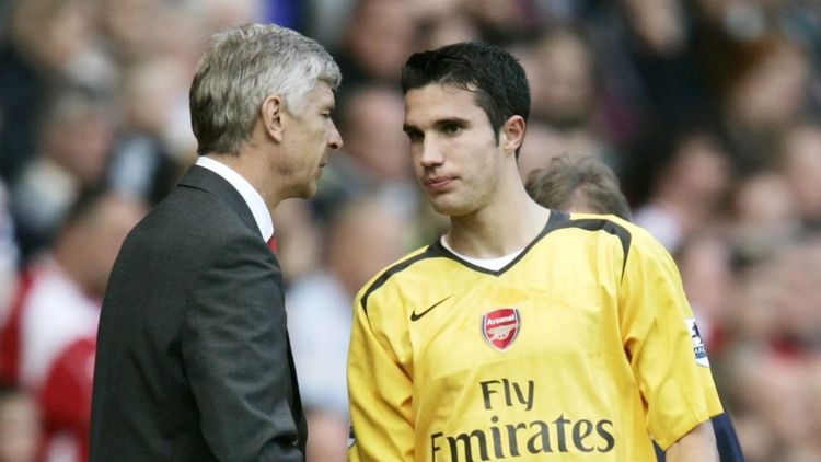 Robin van Persie, Arsene Wenger