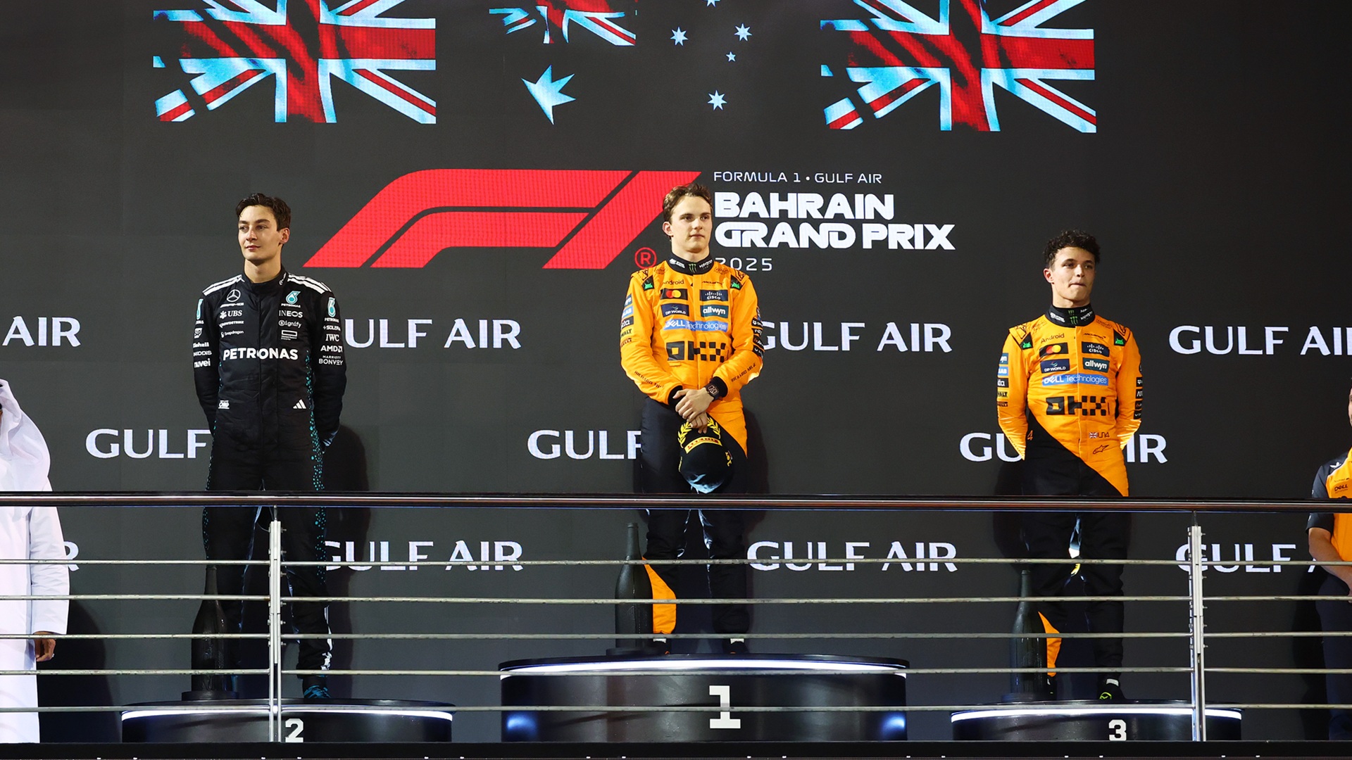 2025-04-13 Piastri Russell Norris F1 Formula 1