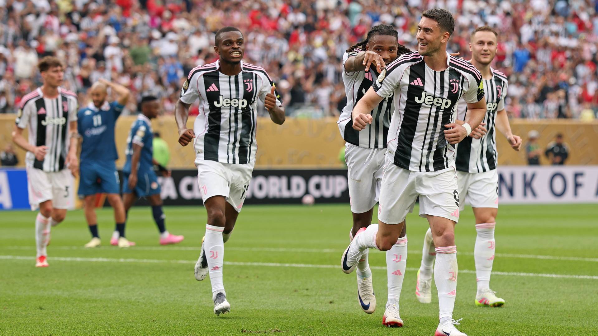 Juventus Dusan Vlahovic celebrates against Wydad_22062025
