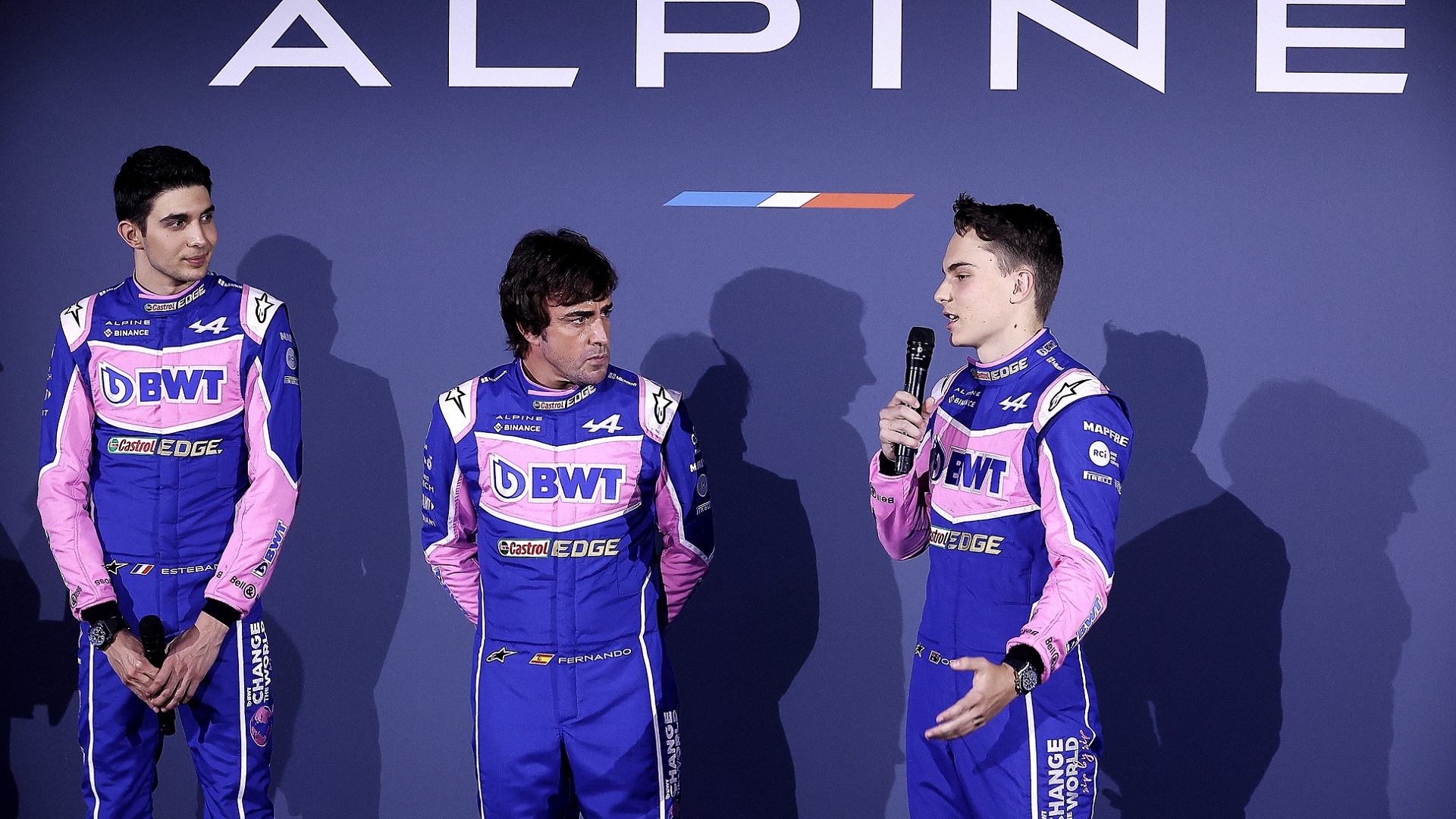 2022-03-04 Ocon Alonso Oscar Piastri Alpine F1 Formula 1