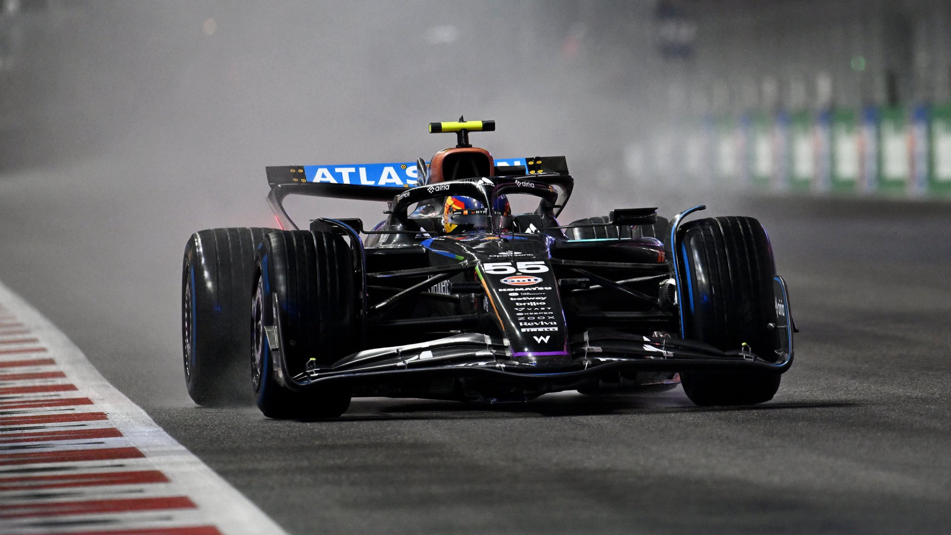 Carlos Sainz Williams Las Vegas 2025