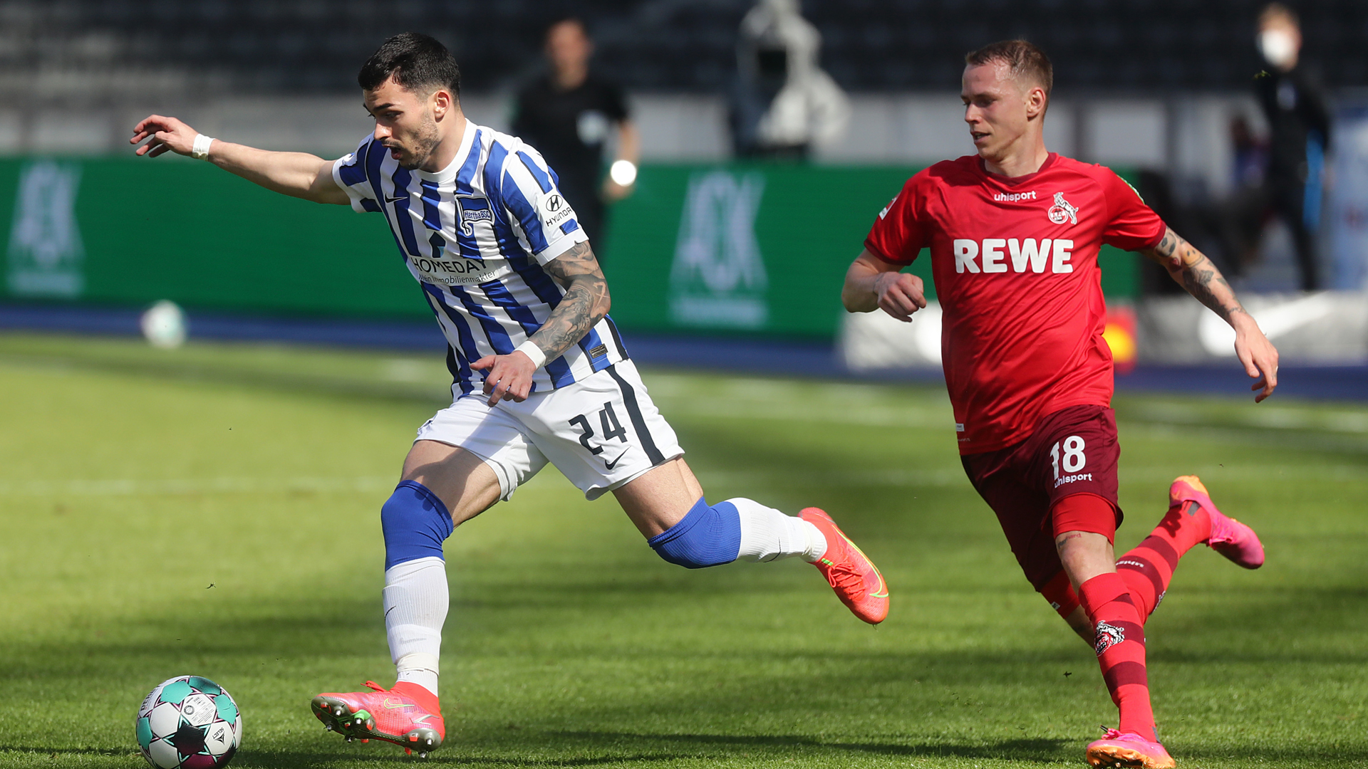 Hertha BSC Berlin 1. FC Köln Bundesliga 04082021