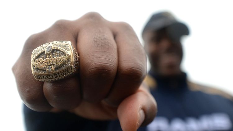Super Bowl Ring Roland Williams Los Angeles Rams NFL 12012017