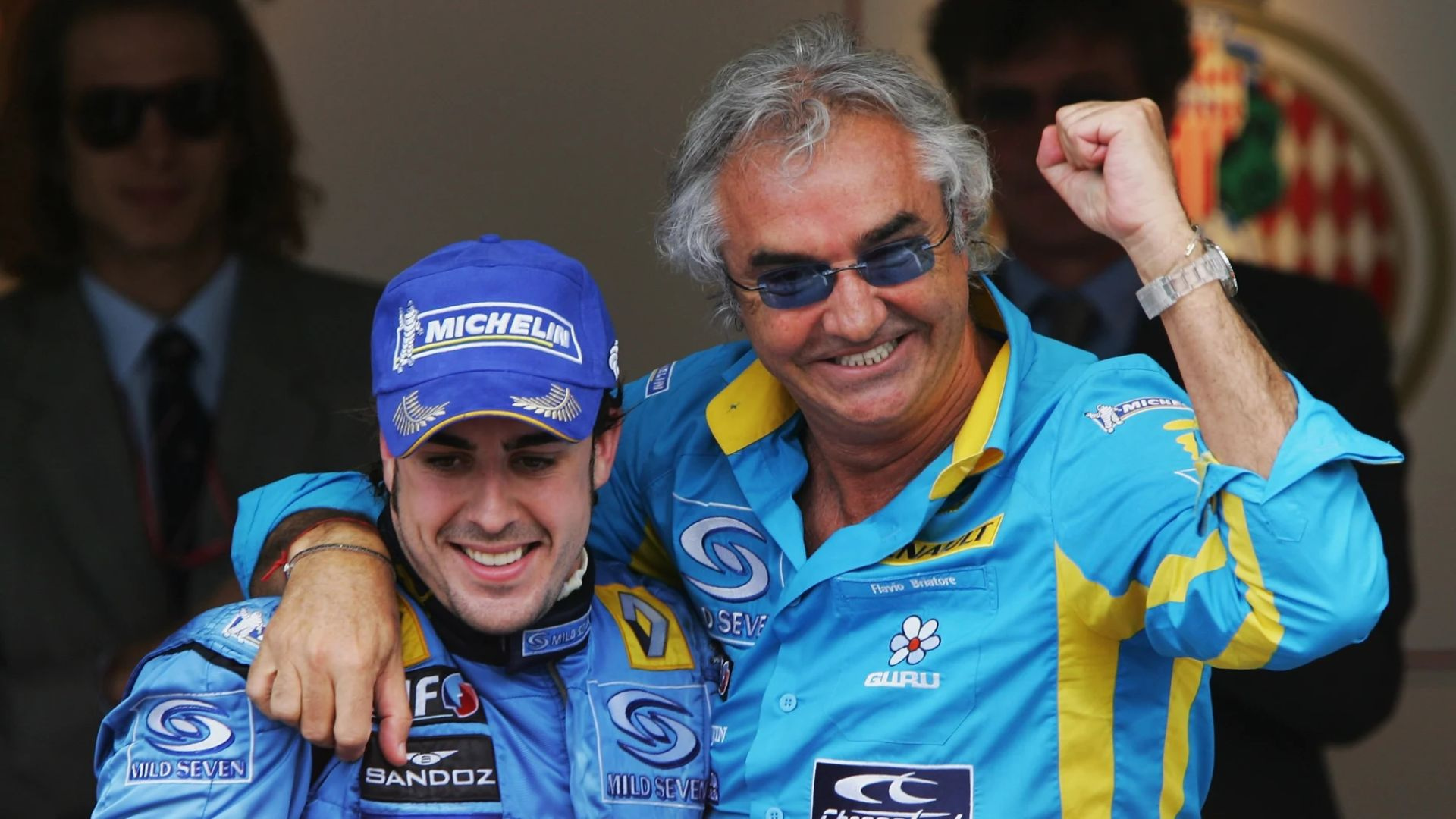 Flavio Briatore y Fernando Alonso