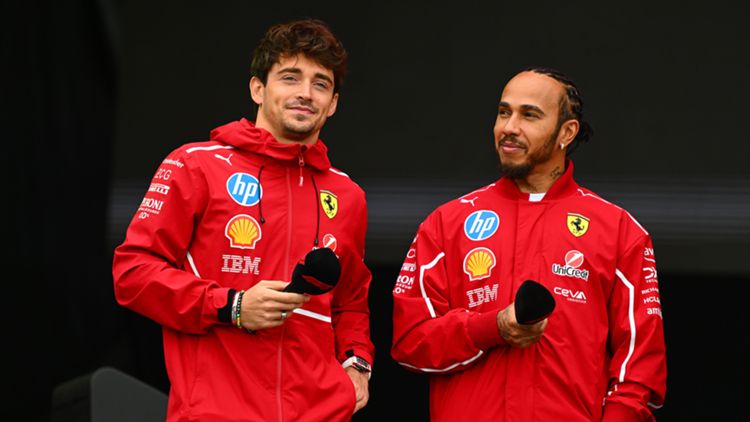 Charles Leclerc Lewis Hamilton