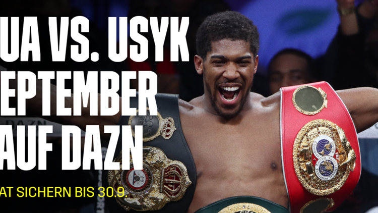 Joshua Usyk Banner 25. September DAZN