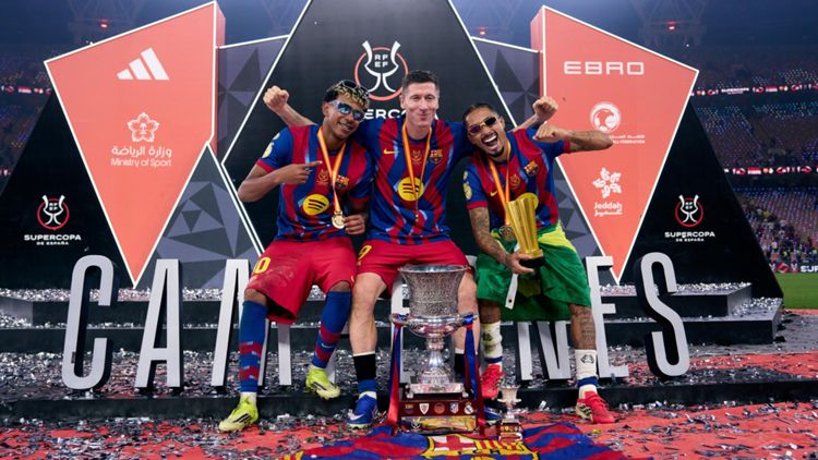 Raphinha, Barcelona, Supercopa de España