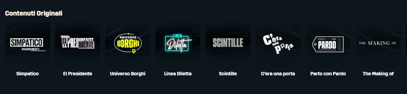 Contenuti originali DAZN Italia