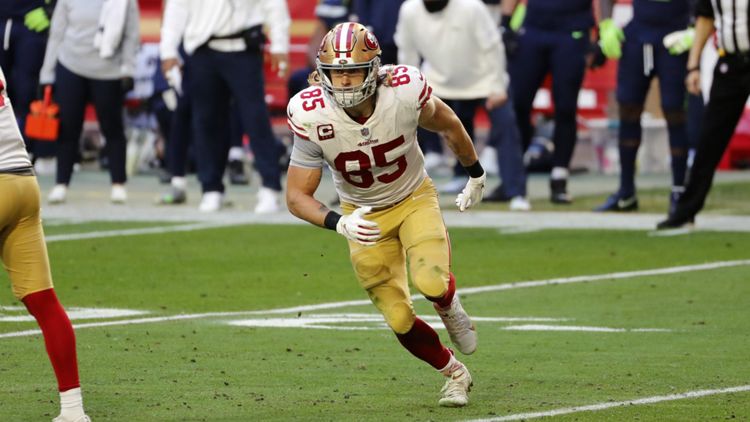 George Kittle, tight end, San Francisco 49ers, NFL, 2021