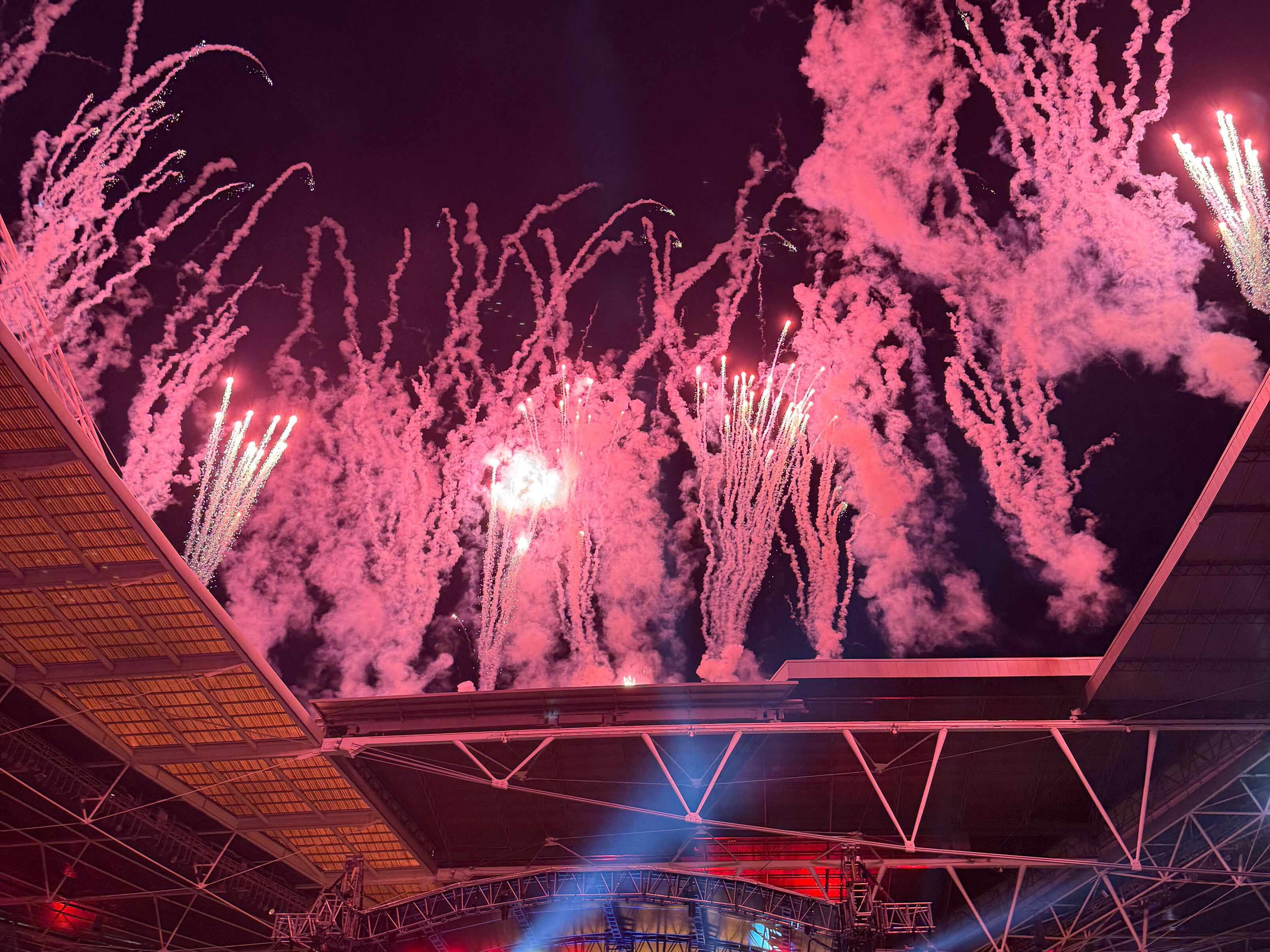 Wembley fireworks