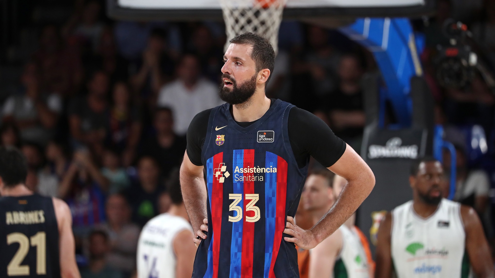 Nikola Mirotic con il Barcellona